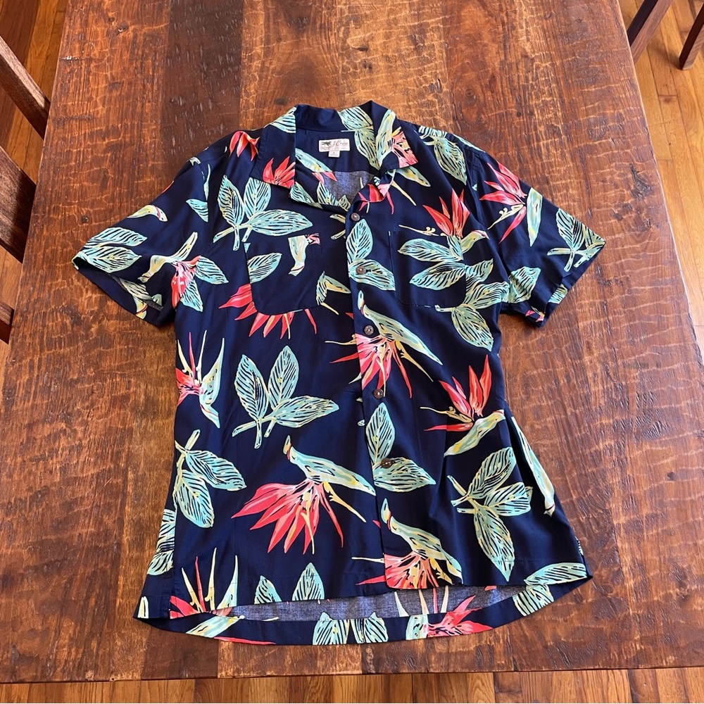 Large JCREW 100% Viscose sport button up.